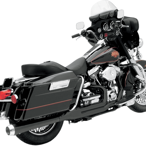 BASSANI XHAUST Heat Shield Set - Black HS-FLH-637CLB