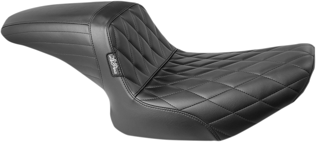 LE PERA Kickflip Seat - Diamond - Black - FXR '82-'94 L-598DM - Team Dream Rides