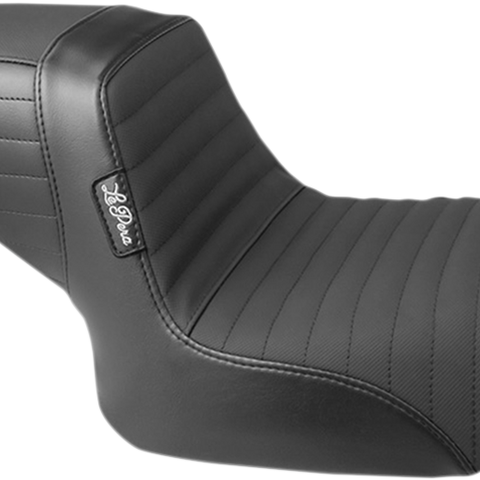 LE PERA Kickflip Seat - Pleated with Gripp Tape - Black - FXR '82-'94 - Part L-598PTGP - Team Dream Rides