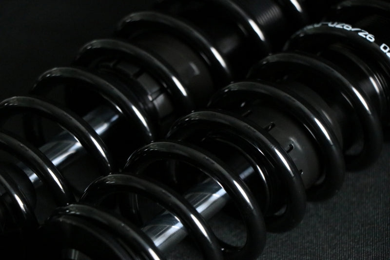 Ohlins HD 050S2 Twin Blackline 12-inch Reservoir Shocks for Harley FL Touring Models