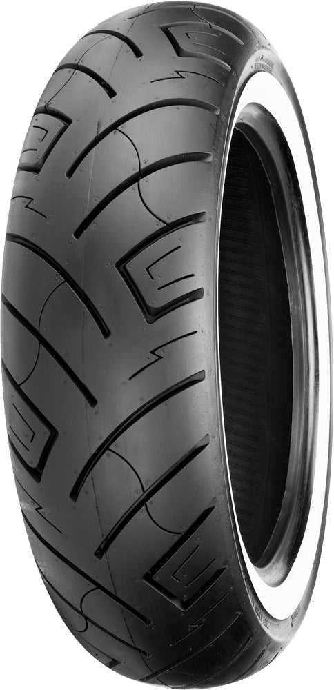 Shinko Tire 87-4562 Cruiser Front 140/80-17 Bias Tire with White Sidewalls