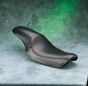 LE PERA Silhouette Full-Length Seat - Smooth Black - Dyna '91-'95 L-861 - Team Dream Rides