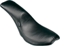 LE PERA Silhouette Full-Length Seat - Smooth Black - FX/FL '65-'84 L-862 - Team Dream Rides