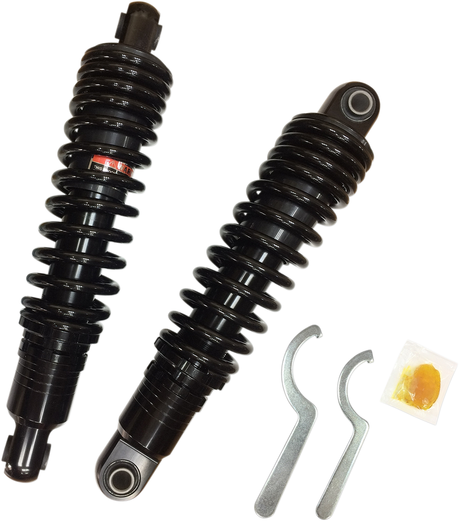 DRAG SPECIALTIES SHOCKS Premium Ride-Height Adjustable 13-Inch Heavy Duty Black C16-0154HB