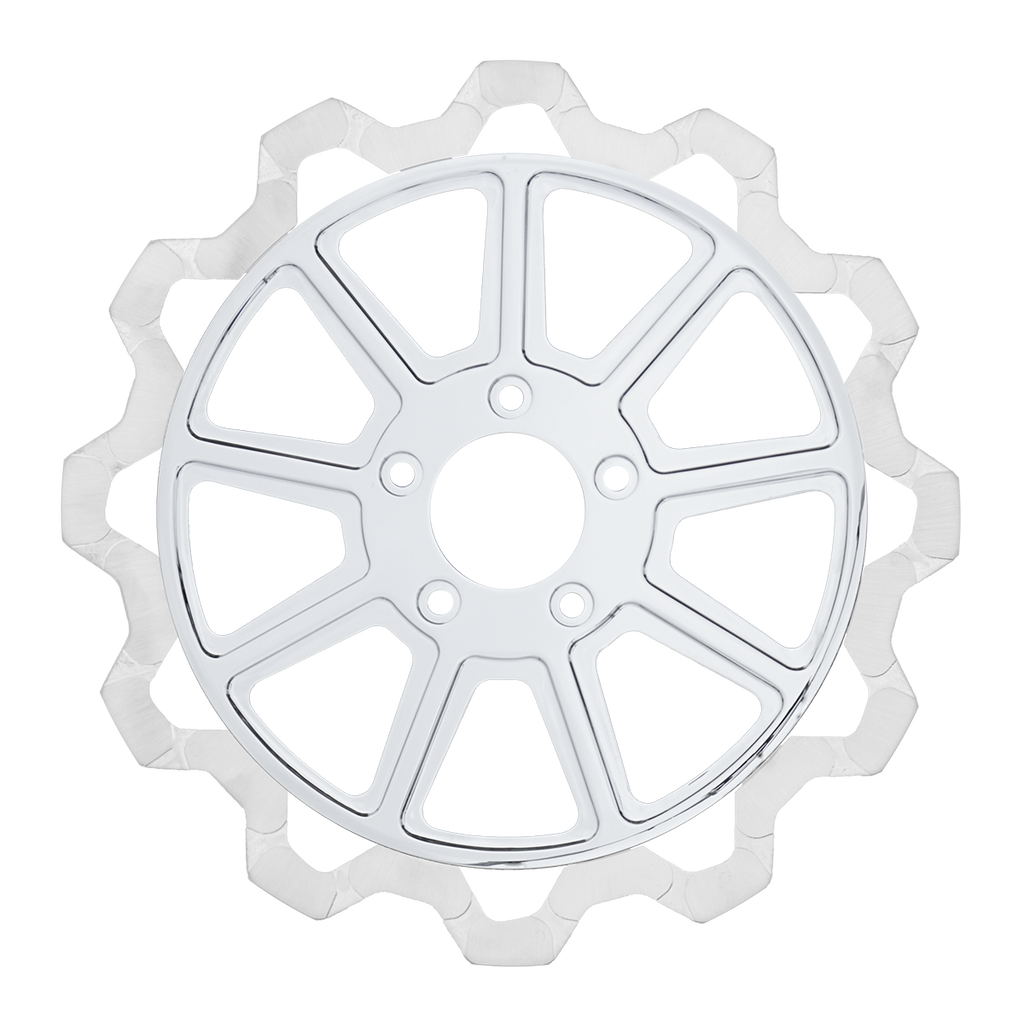 Oversized 13" Bow-Tie Front Rotors - Team Dream Rides