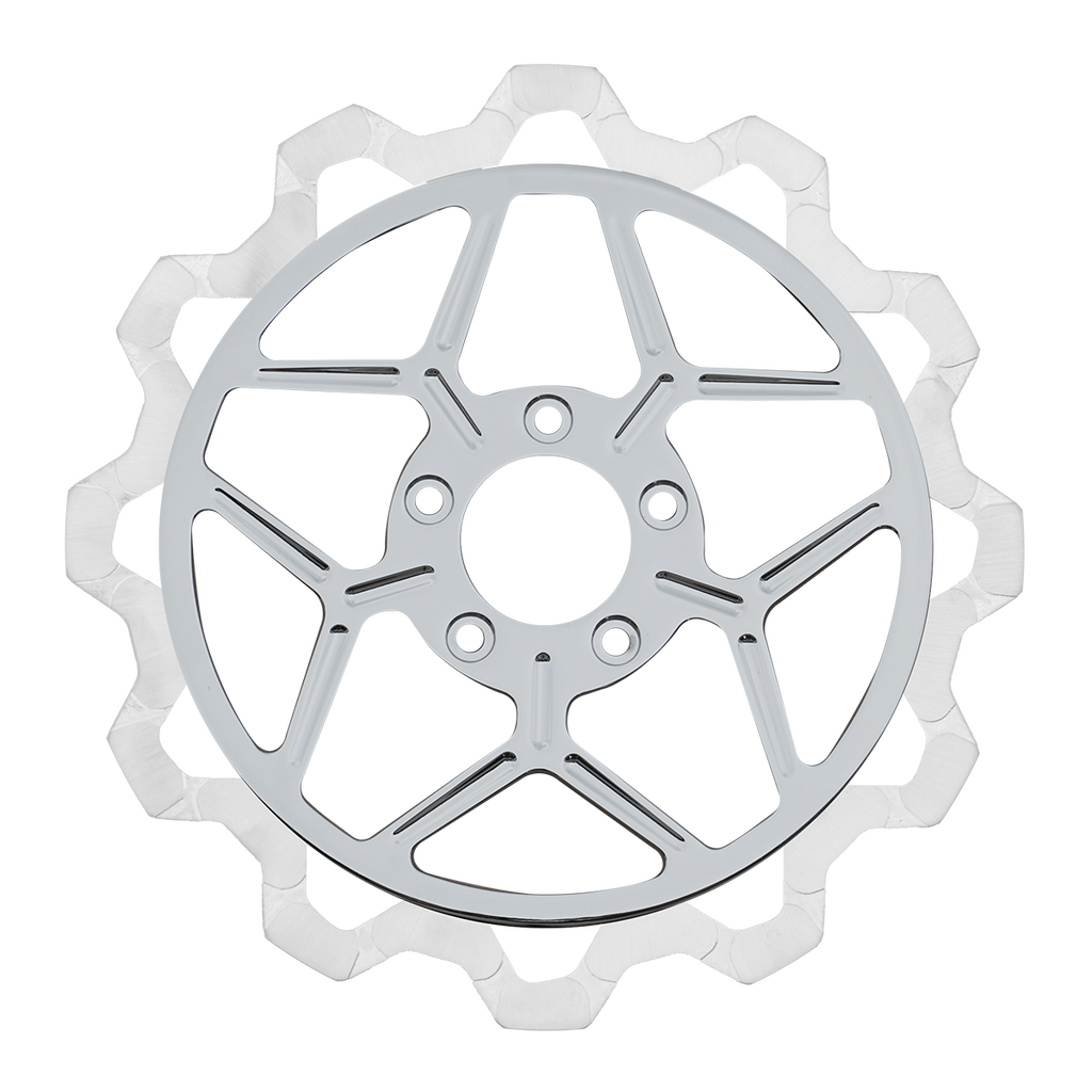Oversized 13" Bow-Tie Front Rotors - Team Dream Rides