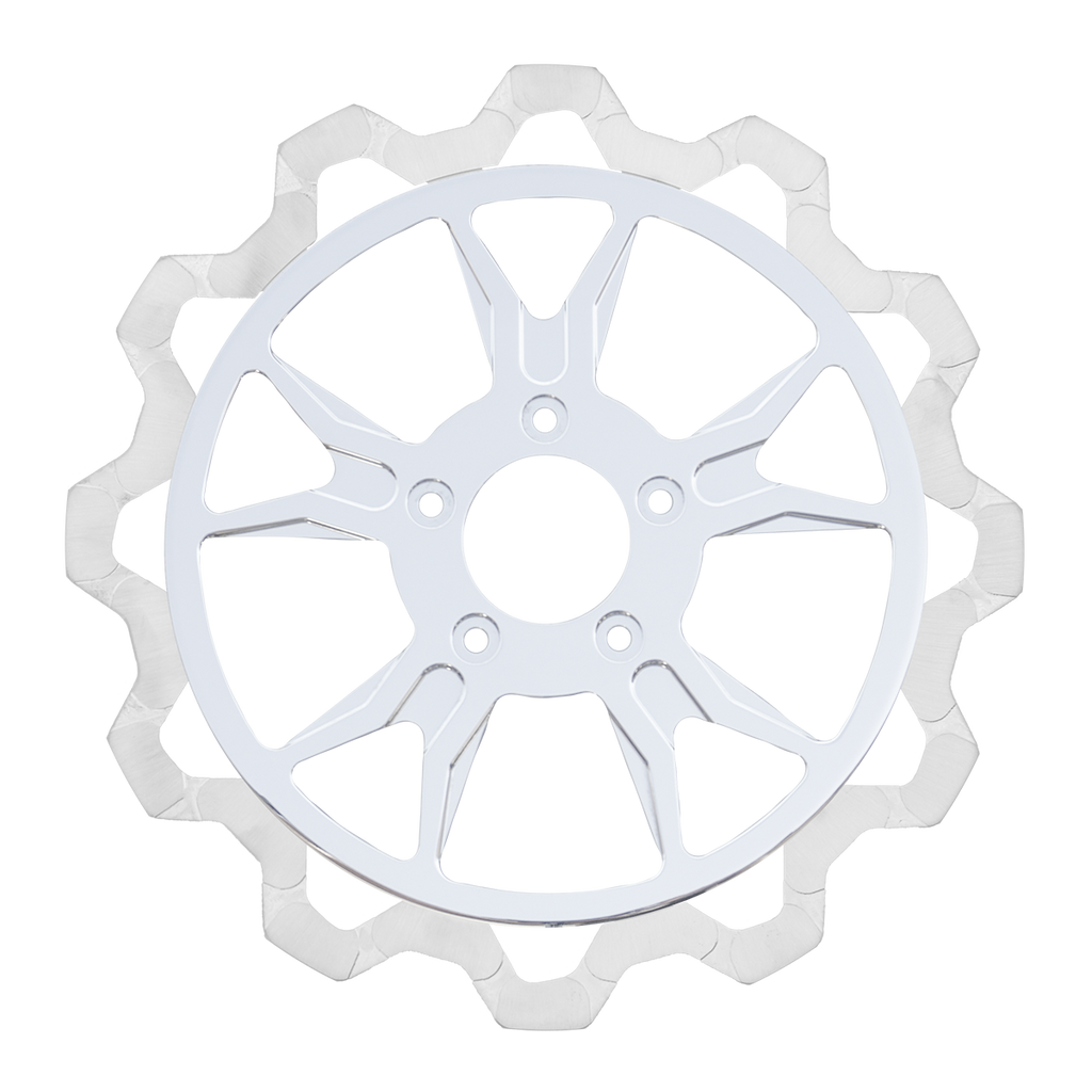 Oversized 13" Bow-Tie Front Rotors - Team Dream Rides