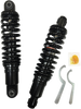 DRAG SPECIALTIES SHOCKS Premium Ride-Height Adjustable 12-Inch Heavy Duty Black C16-0156HB