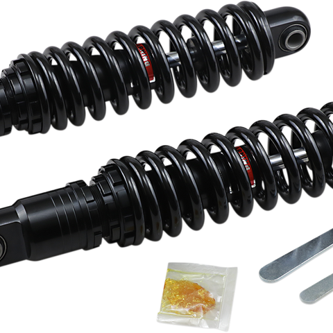 Drag Specialties C16-0157HB Premium Ride-Height Adjustable Shocks for Harley-Davidson - 13 Inches, Black