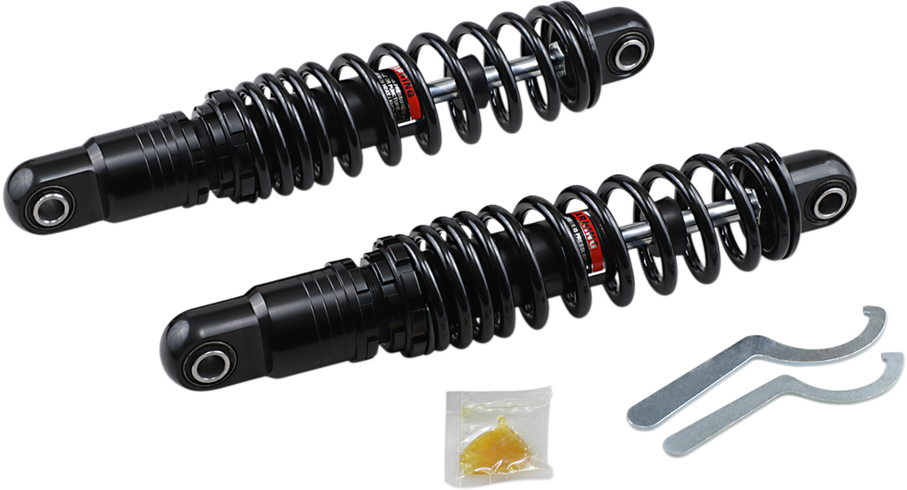 Drag Specialties Shocks Premium Ride-Height Adjustable 13-Inch Heavy Duty Black C16-0163HB