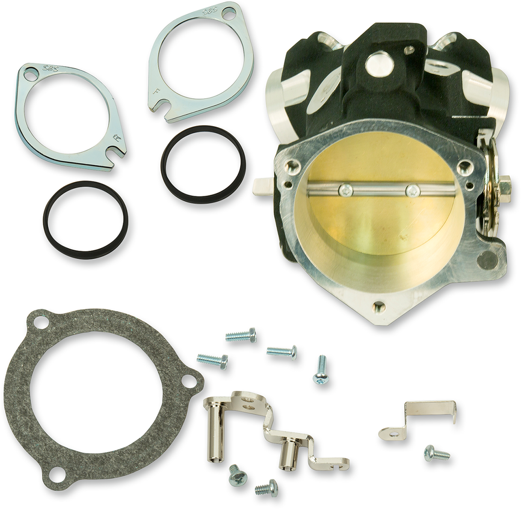 S&S Cycle 170-0341 Throttle Hog Cable-Operated Throttle Body Kit, Black