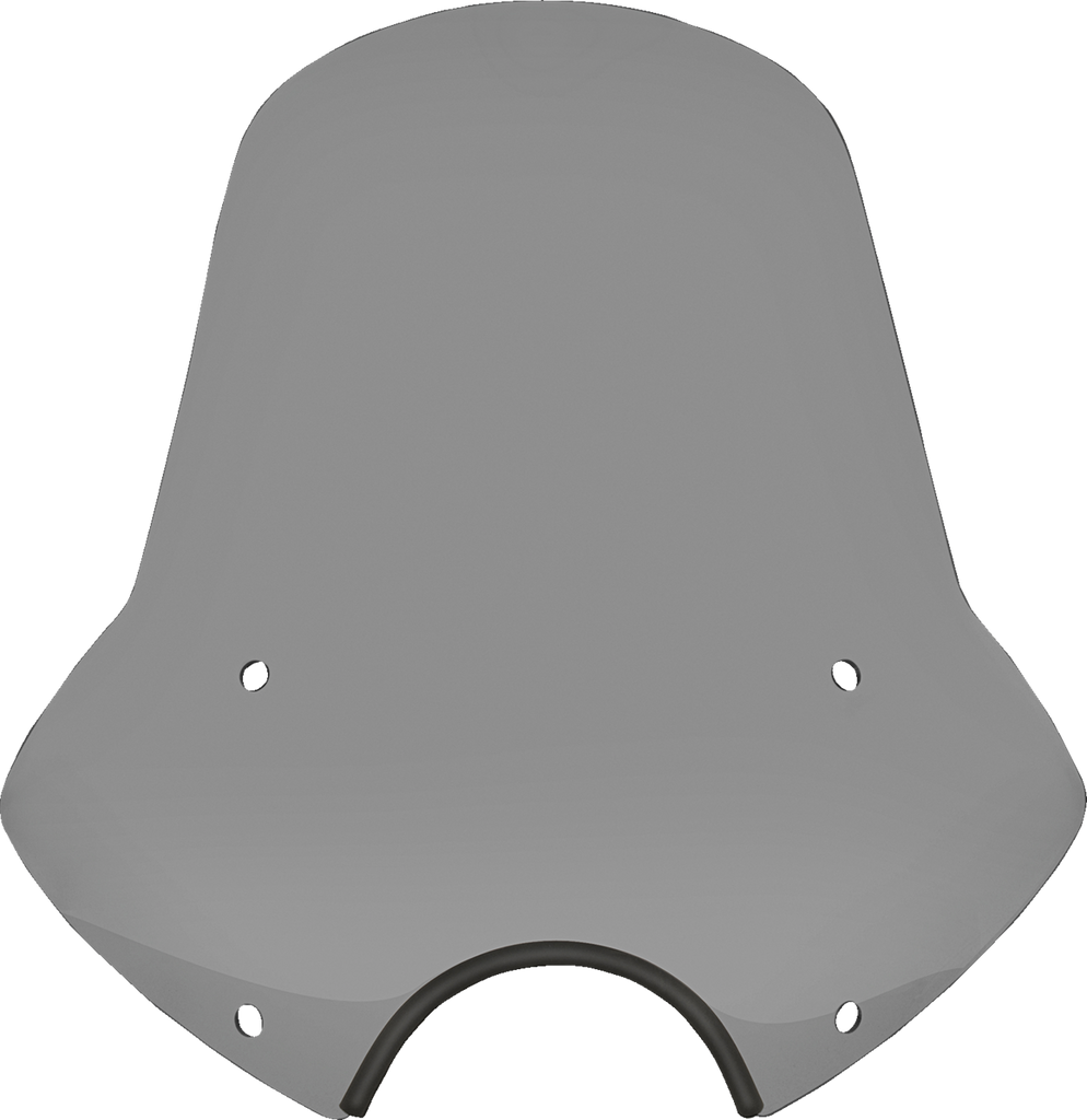 MEMPHIS SHADES Speed Demon Sportshields - 19" with 7" Headlight Cutout - Black Smoke MEP54512 - Team Dream Rides