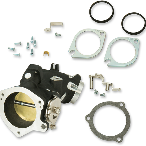 S&S Cycle Throttle Hog Cable-Operated Throttle Body Kit, Black, Part 170-0347