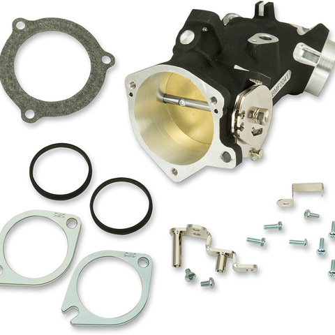 S&S Cycle Throttle Hog Cable-Operated Throttle Body Kit, Black, Part 170-0349