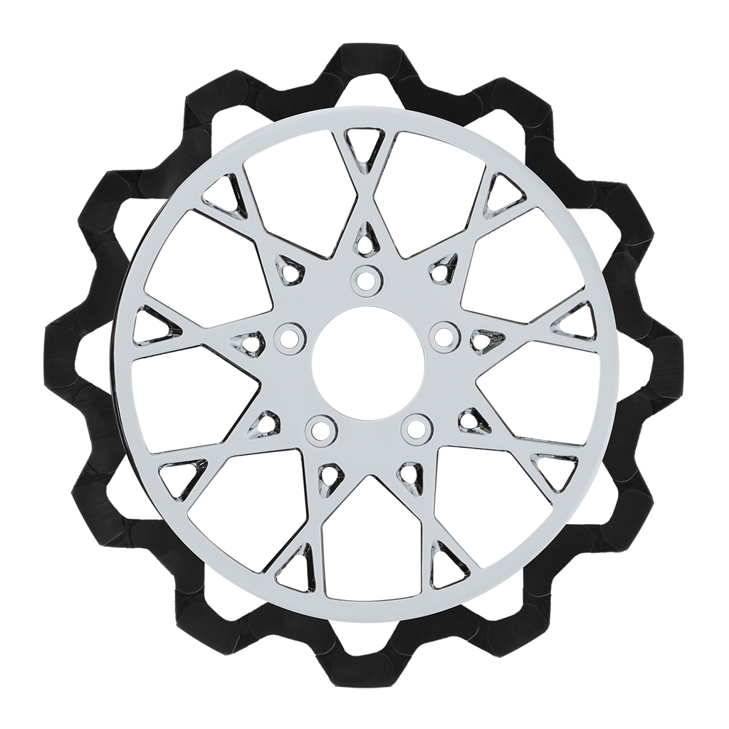 Oversized 13" Bow-Tie Front Rotors - Team Dream Rides