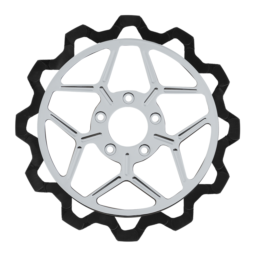 Oversized 13" Bow-Tie Front Rotors - Team Dream Rides