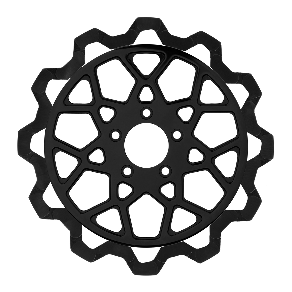 Oversized 13" Bow-Tie Front Rotors - Team Dream Rides