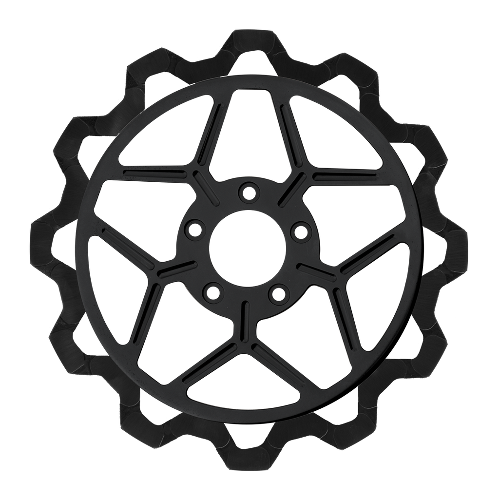 Oversized 13" Bow-Tie Front Rotors - Team Dream Rides