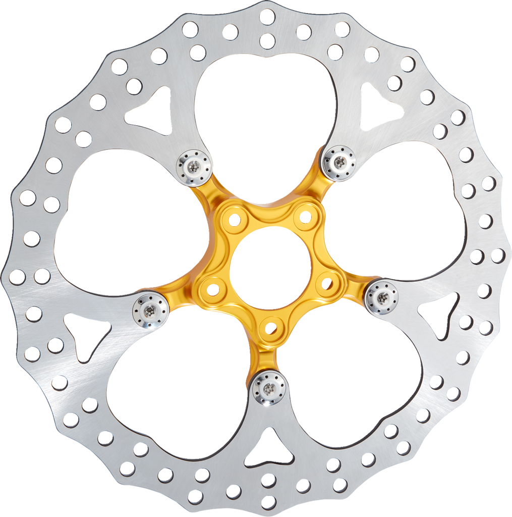 ARLEN NESS Spider Rotor - 14" - Gold 300-066 - Team Dream Rides