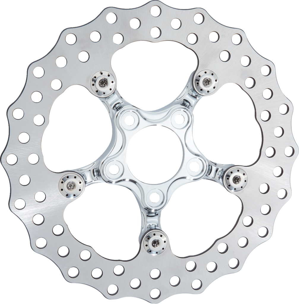 ARLEN NESS Spider Rotor - 11-1/2" - Chrome 300-073 - Team Dream Rides