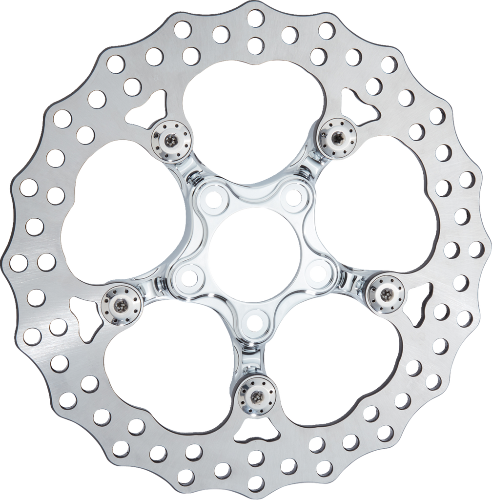 ARLEN NESS Spider Rotor - 11.8" - Chrome 300-074 - Team Dream Rides