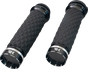 KHROME WERKS Grips - Tracer - Custom Contour - Diamond - Black 500320 - Team Dream Rides