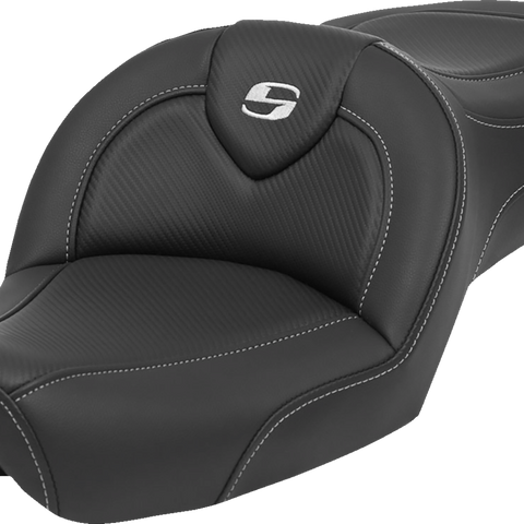 SADDLEMEN Roadsofa™ XL Seat with Carbon Fiber Construction (Part Number 879-03-185)