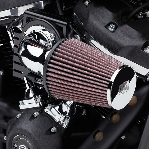 COBRA Cone Air Intake Kit - Chrome - Sportster 606-0103-06 - Team Dream Rides