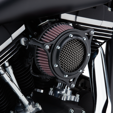 COBRA RPT Air Intake Kit - Black/Black - Softail 606-0104-05B - Team Dream Rides