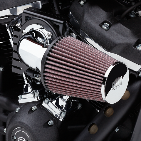 COBRA Cone Air Intake Kit - Chrome - Softail 606-0104-06 - Team Dream Rides