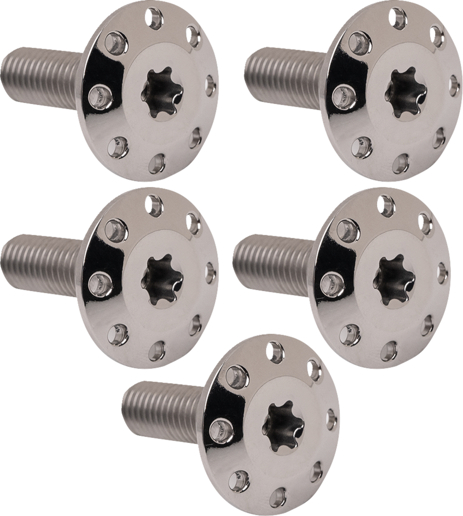 ARLEN NESS Bolt Kit - Holeshot/Rotor/Front - Spoke Mount - Polished - 5 Pack 300-906 - Team Dream Rides