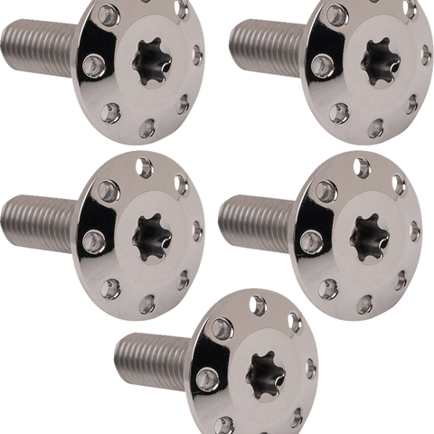 ARLEN NESS Bolt Kit - Holeshot/Rotor/Front - Spoke Mount - Polished - 5 Pack 300-906 - Team Dream Rides