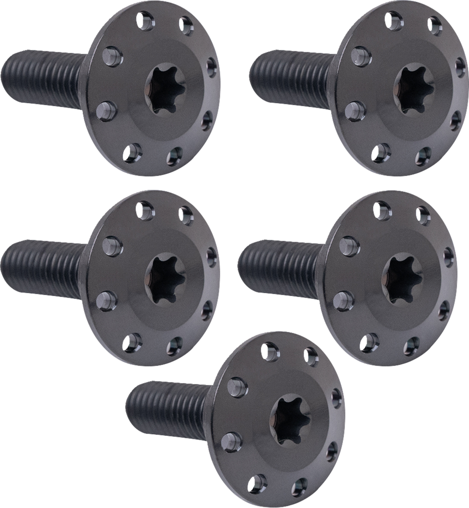 ARLEN NESS Bolt Kit - Holeshot/Front/Floating/Brake Rotor - Spoke Mount - Black - 5 Pack 300-915 - Team Dream Rides