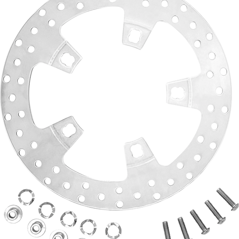 COASTAL MOTO Brake Rotor - 320 mm - Front - Polished - '24 FLHX/FLTR CM-FR-320P