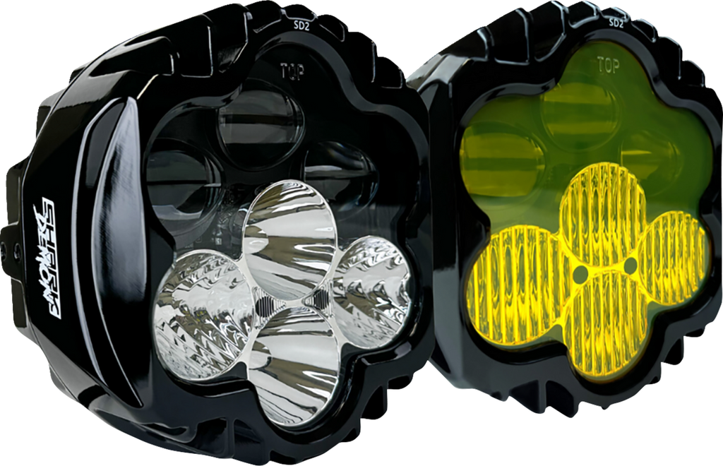 CUSTOM DYNAMICS Shark Demon® Headlight and Fog Light Kit for Road Glide SD2-RG-YW