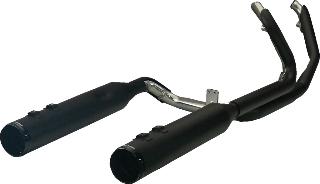 Khrome WERKS 200150 2-into-2 Dominator Exhaust System with 4-1/2 inch Mufflers for Twin Cam Bikes