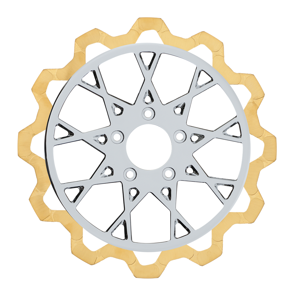 Oversized 13" Bow-Tie Front Rotors - Team Dream Rides