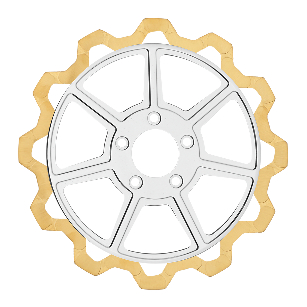 Oversized 13" Bow-Tie Front Rotors - Team Dream Rides