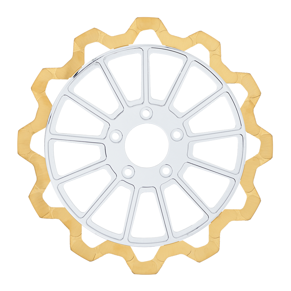 Oversized 13" Bow-Tie Front Rotors - Team Dream Rides