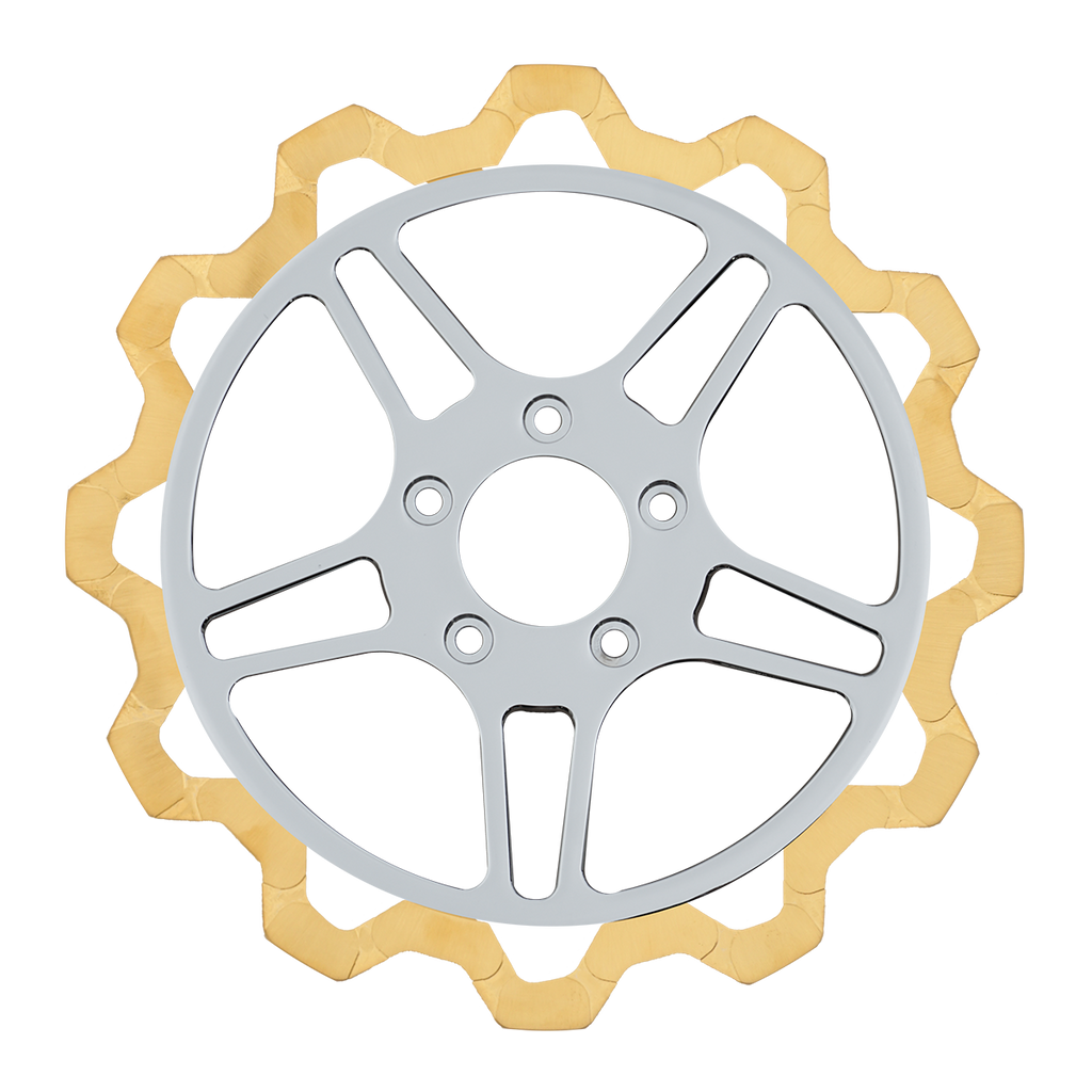Oversized 13" Bow-Tie Front Rotors - Team Dream Rides