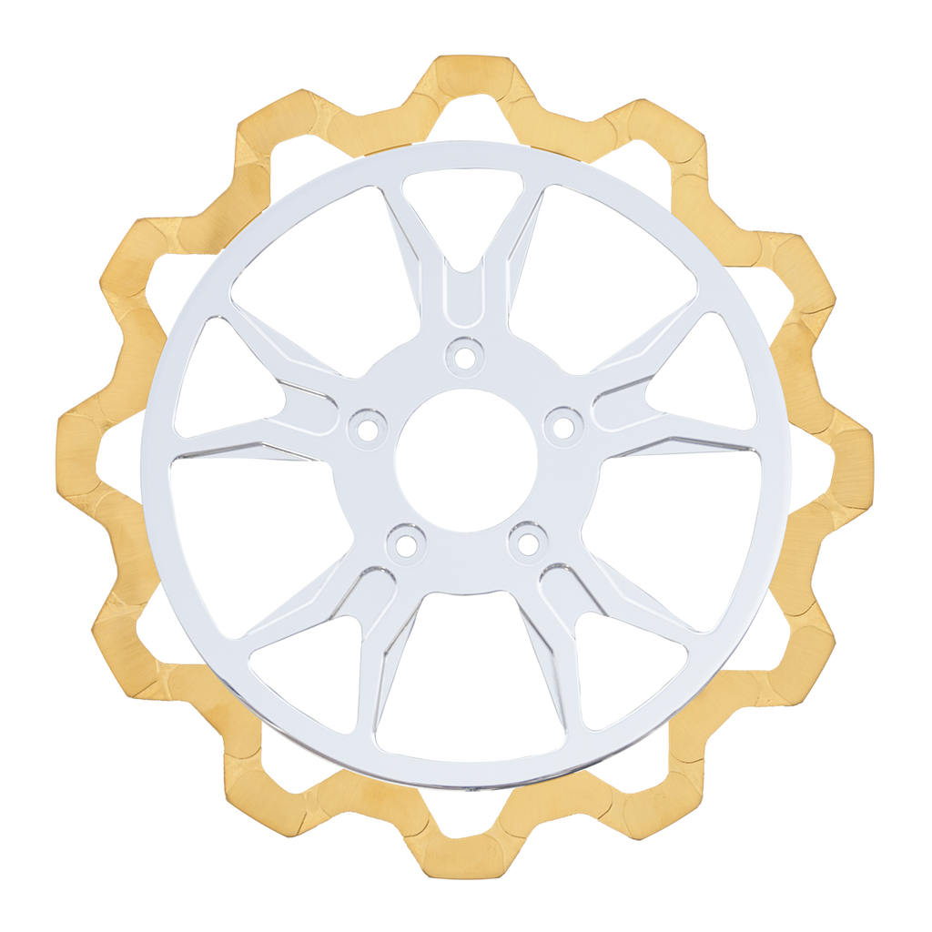 Oversized 13" Bow-Tie Front Rotors - Team Dream Rides