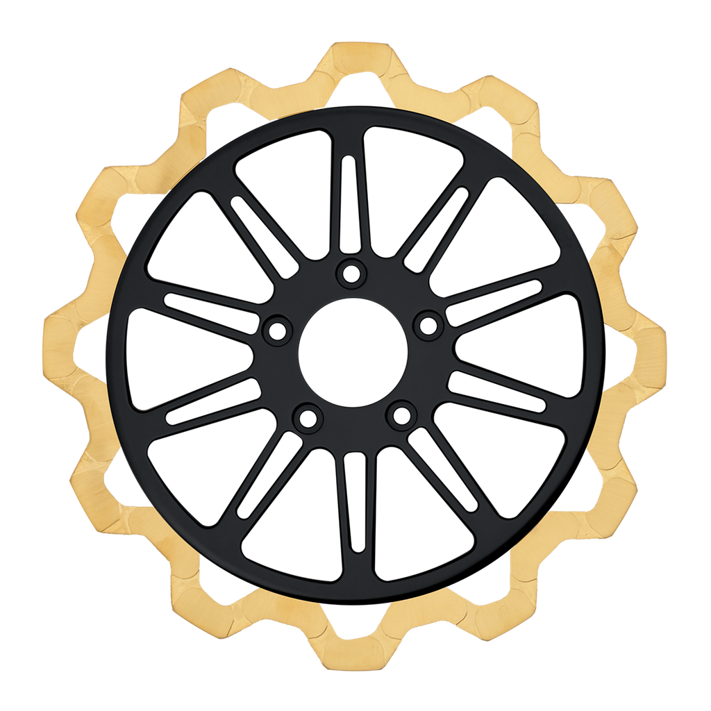 Oversized 13" Bow-Tie Front Rotors - Team Dream Rides