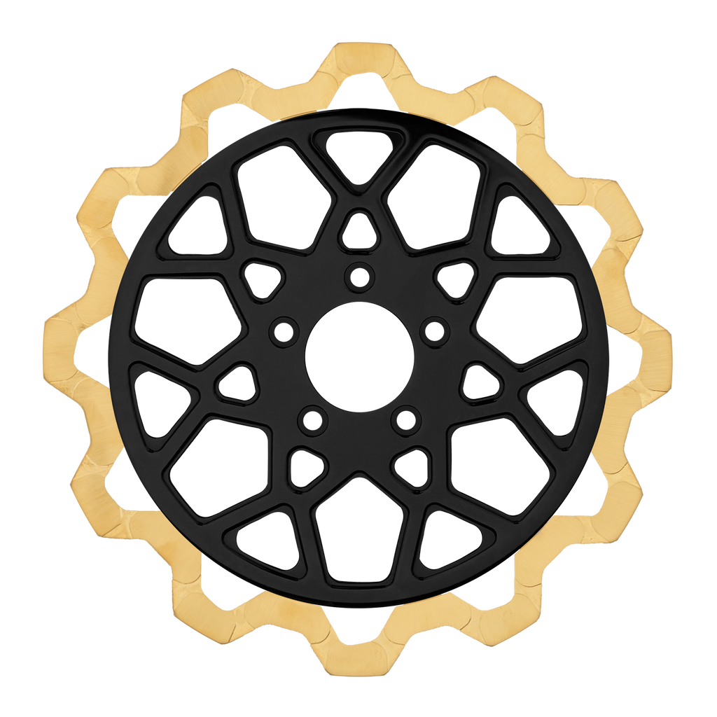 Oversized 13" Bow-Tie Front Rotors - Team Dream Rides
