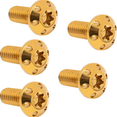ARLEN NESS Bolt Kit - Holeshot/Rotor/Rear - Hub Mount - Gold - 5 Pack 300-911 - Team Dream Rides
