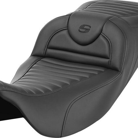 SADDLEMEN Roadsofa* Extended Reach Seat - without Backrest - Tuck-n-Roll - FL '08-'23 808-07B-20300 - Team Dream Rides