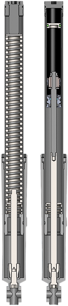 Progressive Suspension Monotube Cartridge Fork Kit 49mm - Part 31-4007 for Improved Front-End Performance