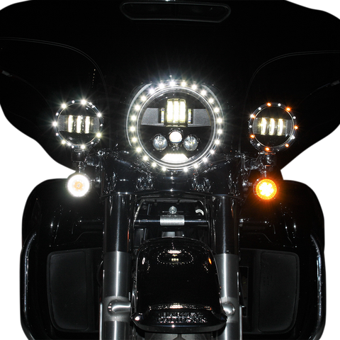 CUSTOM DYNAMICS ProBEAM LED Headlamp 7-Inch Black PB-7-B