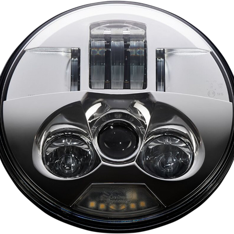 CUSTOM DYNAMICS ProBEAM LED Headlamp 7-inch Chrome PB-7-C for Enhanced Visibility