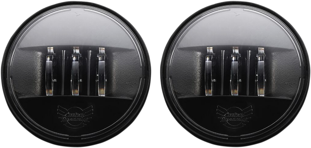 CUSTOM DYNAMICS ProBEAM® Passing Lamps Black PB-45-B with Dual Beam Pattern