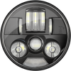 CUSTOM DYNAMICS 7" Probeam® LED Headlamp - Black - Indian PB-7-IND-B